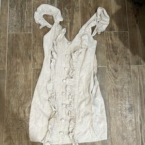 Super cute short dress. Brand is Karlie. Size small.